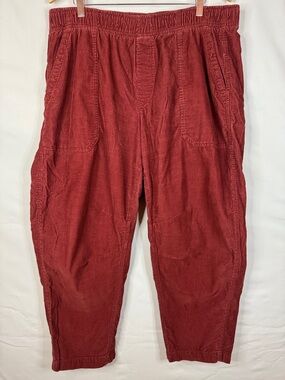 💖 2/$25 Old Navy Pull On Corduroy Pants Rust Red